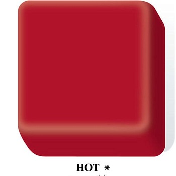 Красный акриловый камень Hot Corian Группа C C-6