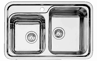 Мойки Classic 8-IF, Нержавеющая сталь с зеркальной полировкой   514641 (чаша справа)